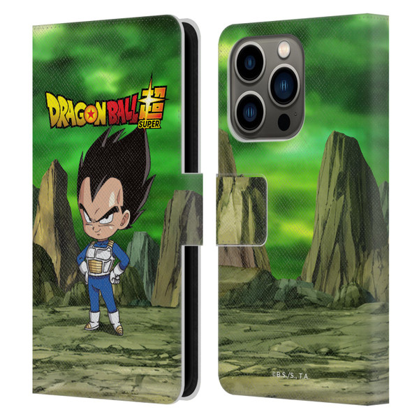 Dragon Ball Super Characters Vegeta Leather Book Wallet Case Cover For Apple iPhone 14 Pro