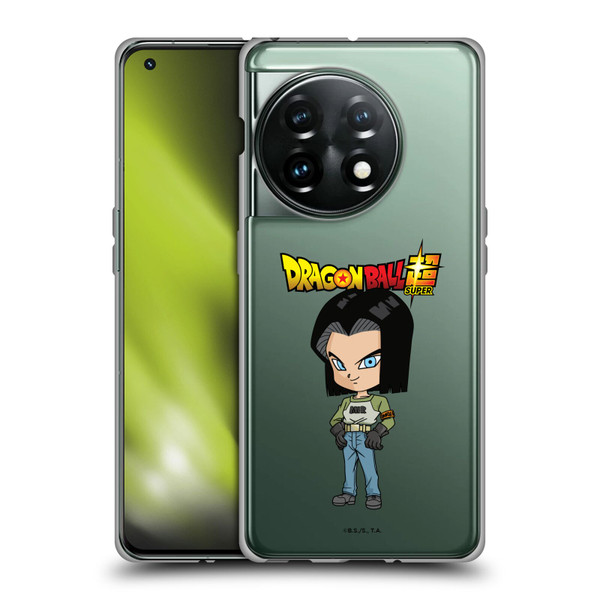 Dragon Ball Super Characters Android 17 Soft Gel Case for OnePlus 11 5G