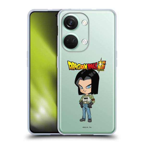 Dragon Ball Super Characters Android 17 Soft Gel Case for OnePlus Nord 3 5G