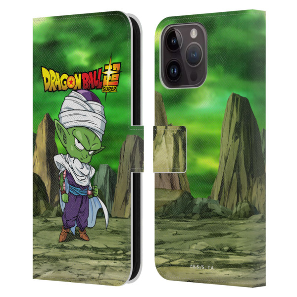 Dragon Ball Super Characters Piccolo Leather Book Wallet Case Cover For Apple iPhone 15 Pro Max