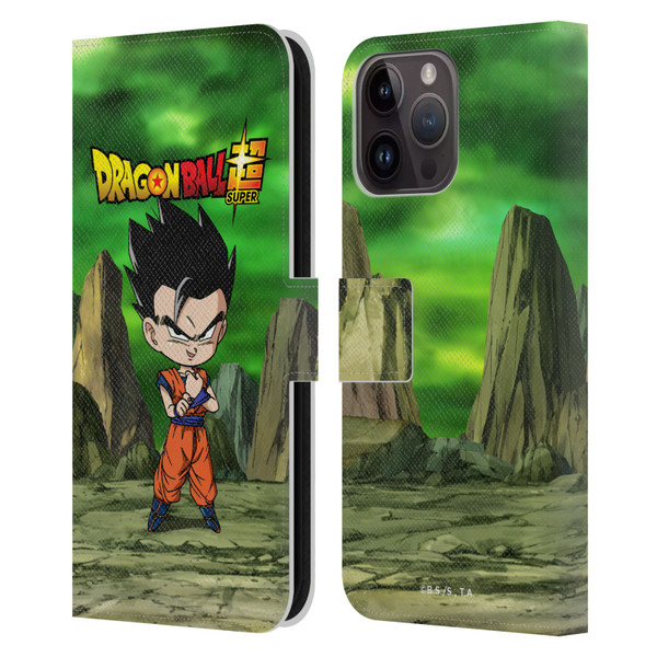 Dragon Ball Super Characters Ultimate Gohan Leather Book Wallet Case Cover For Apple iPhone 15 Pro Max