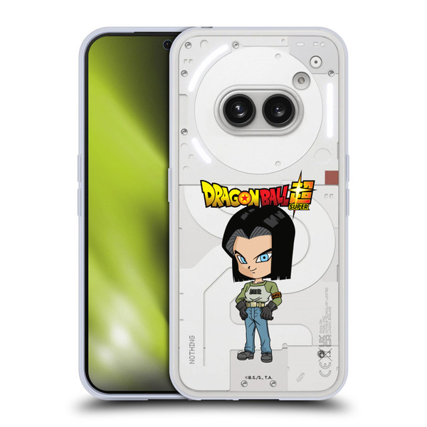 Dragon Ball Super Characters Android 17 Soft Gel Case for Nothing Phone (2a)
