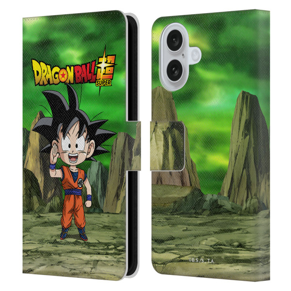 Dragon Ball Super Characters Goku Leather Book Wallet Case Cover For Apple iPhone 16