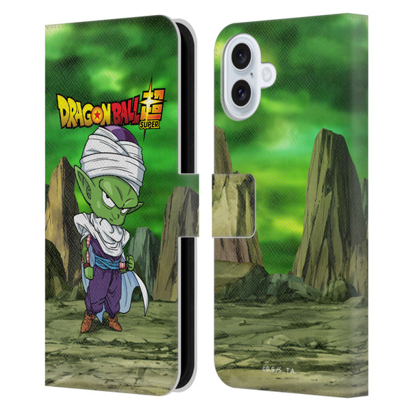 Dragon Ball Super Characters Piccolo Leather Book Wallet Case Cover For Apple iPhone 16 Plus