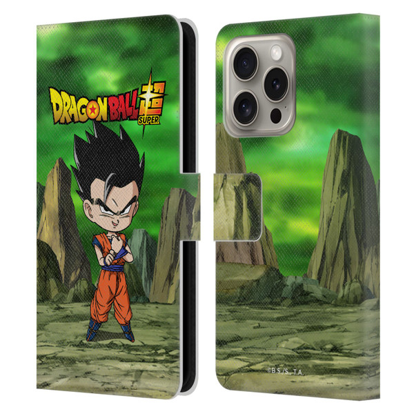 Dragon Ball Super Characters Ultimate Gohan Leather Book Wallet Case Cover For Apple iPhone 16 Pro