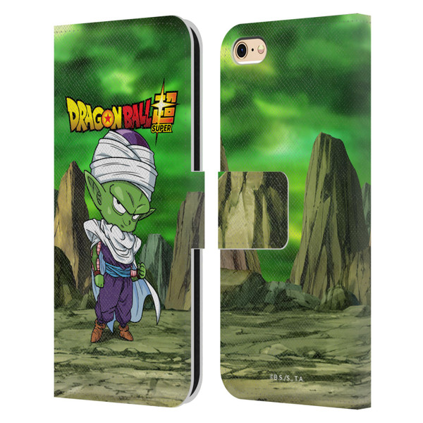 Dragon Ball Super Characters Piccolo Leather Book Wallet Case Cover For Apple iPhone 6 / iPhone 6s