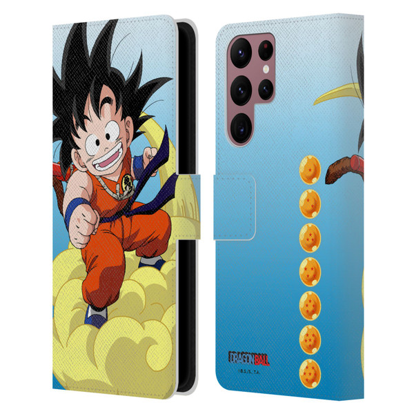 Dragon Ball Characters Goku Leather Book Wallet Case Cover For Samsung Galaxy S22 Ultra 5G