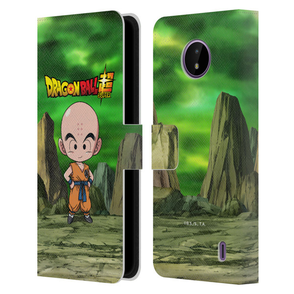 Dragon Ball Super Characters Krillin Leather Book Wallet Case Cover For Nokia C10 / C20