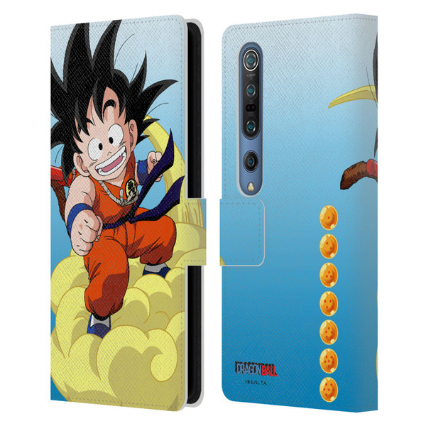 Dragon Ball Characters Goku Leather Book Wallet Case Cover For Xiaomi Mi 10 5G / Mi 10 Pro 5G