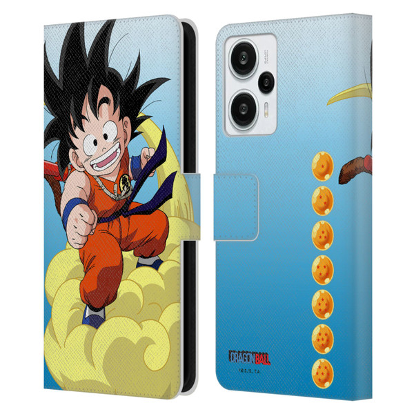 Dragon Ball Characters Goku Leather Book Wallet Case Cover For Xiaomi Redmi Note 12T