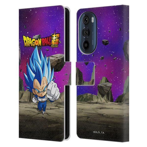 Dragon Ball Super Characters SSGSS Evolved Vegeta Leather Book Wallet Case Cover For Motorola Edge 30
