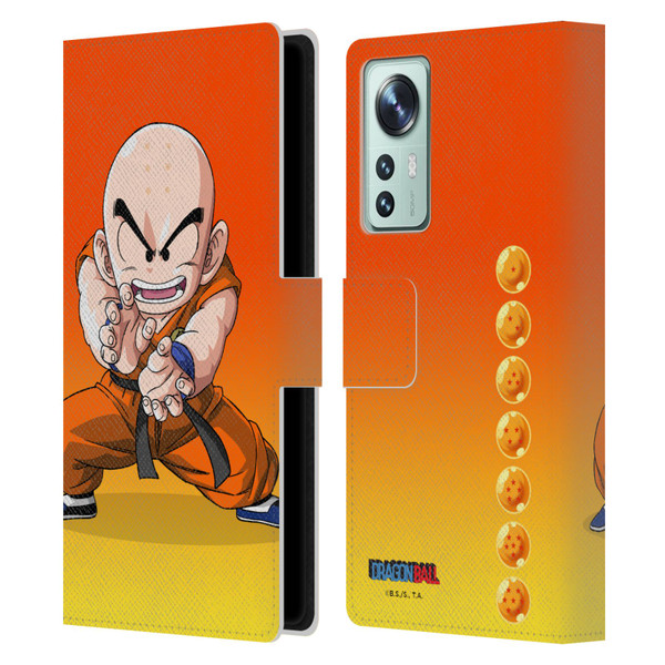 Dragon Ball Characters Krillin Leather Book Wallet Case Cover For Xiaomi 12