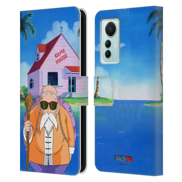 Dragon Ball Characters Master Roshi Leather Book Wallet Case Cover For Xiaomi 12 Lite