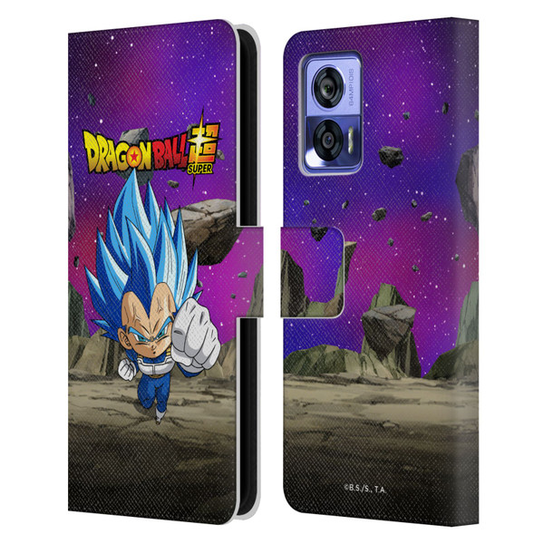 Dragon Ball Super Characters SSGSS Evolved Vegeta Leather Book Wallet Case Cover For Motorola Edge 30 Neo 5G