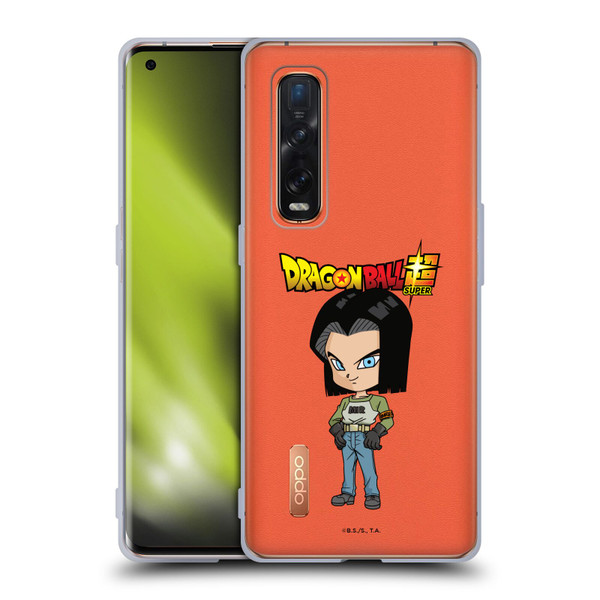Dragon Ball Super Characters Android 17 Soft Gel Case for OPPO Find X2 Pro 5G