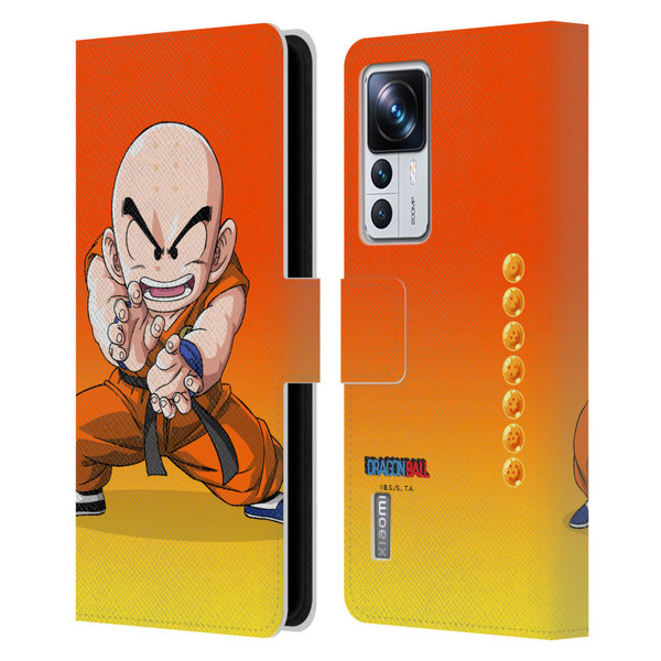 Dragon Ball Characters Krillin Leather Book Wallet Case Cover For Xiaomi 12T Pro