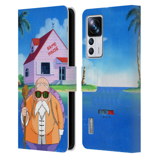 Dragon Ball Characters Master Roshi Leather Book Wallet Case Cover For Xiaomi 12T Pro