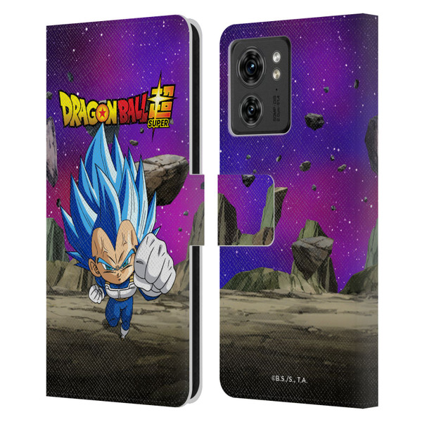 Dragon Ball Super Characters SSGSS Evolved Vegeta Leather Book Wallet Case Cover For Motorola Moto Edge 40