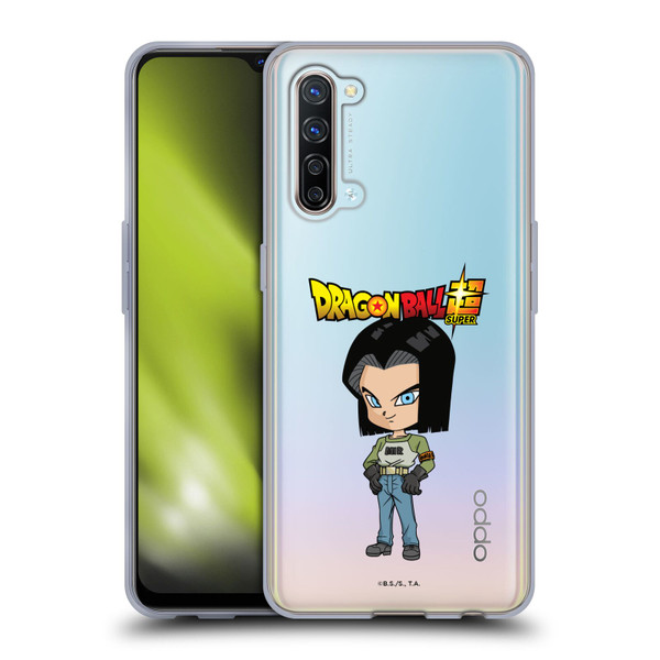 Dragon Ball Super Characters Android 17 Soft Gel Case for OPPO Find X2 Lite 5G