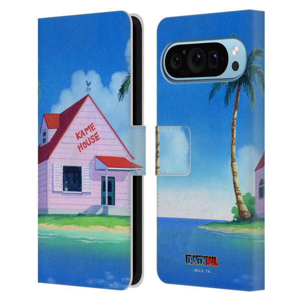 Dragon Ball Iconic Kame House Leather Book Wallet Case Cover For Google Pixel 9 / Pixel 9 Pro