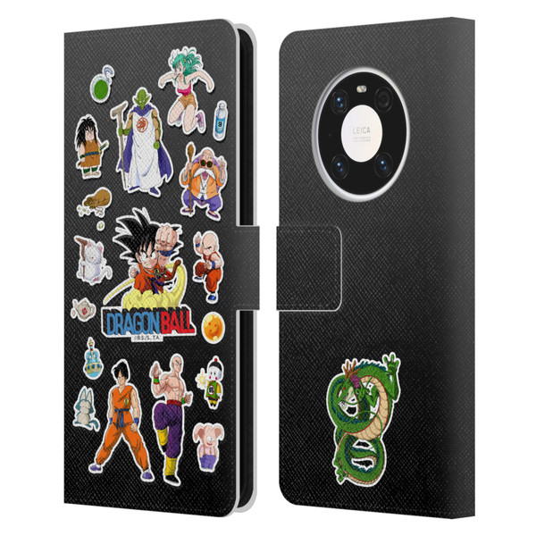 Dragon Ball Iconic Characters Collage Leather Book Wallet Case Cover For Huawei Mate 40 Pro 5G