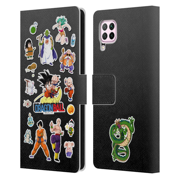 Dragon Ball Iconic Characters Collage Leather Book Wallet Case Cover For Huawei Nova 6 SE / P40 Lite
