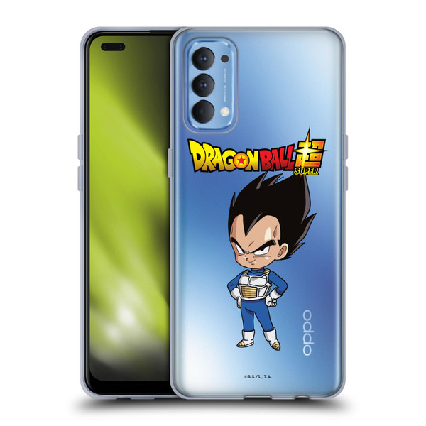 Dragon Ball Super Characters Vegeta Soft Gel Case for OPPO Reno 4 5G