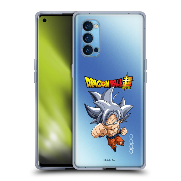 Dragon Ball Super Characters Ultra Instinct Goku Soft Gel Case for OPPO Reno 4 Pro 5G