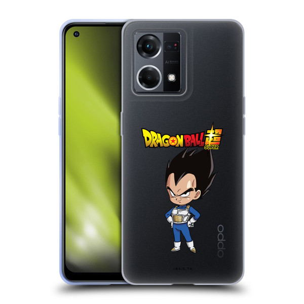 Dragon Ball Super Characters Vegeta Soft Gel Case for OPPO Reno8 4G