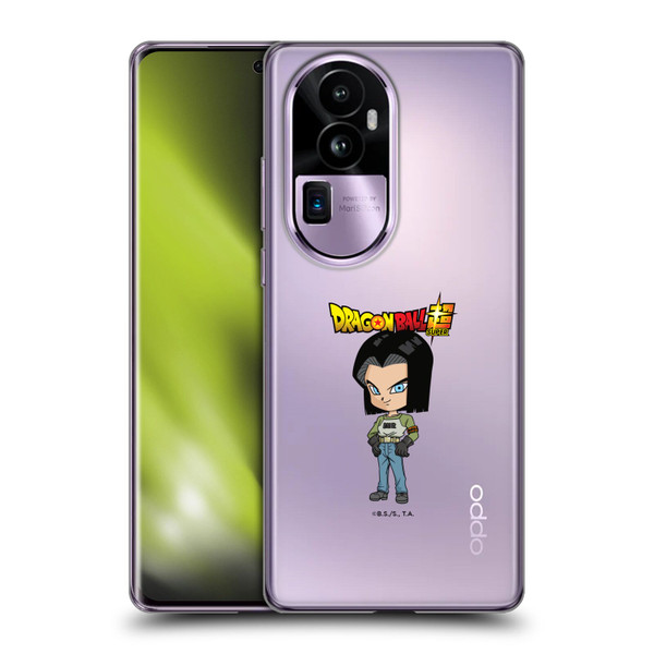Dragon Ball Super Characters Android 17 Soft Gel Case for OPPO Reno10 Pro+