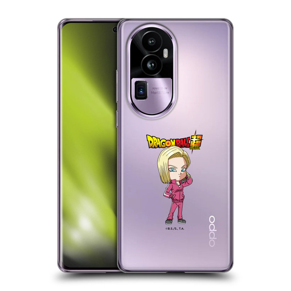 Dragon Ball Super Characters Android 18 Soft Gel Case for OPPO Reno10 Pro+