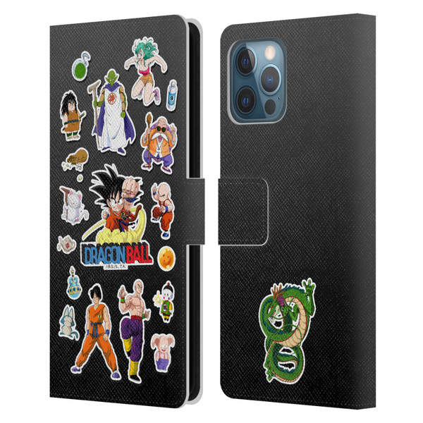 Dragon Ball Iconic Characters Collage Leather Book Wallet Case Cover For Apple iPhone 12 Pro Max