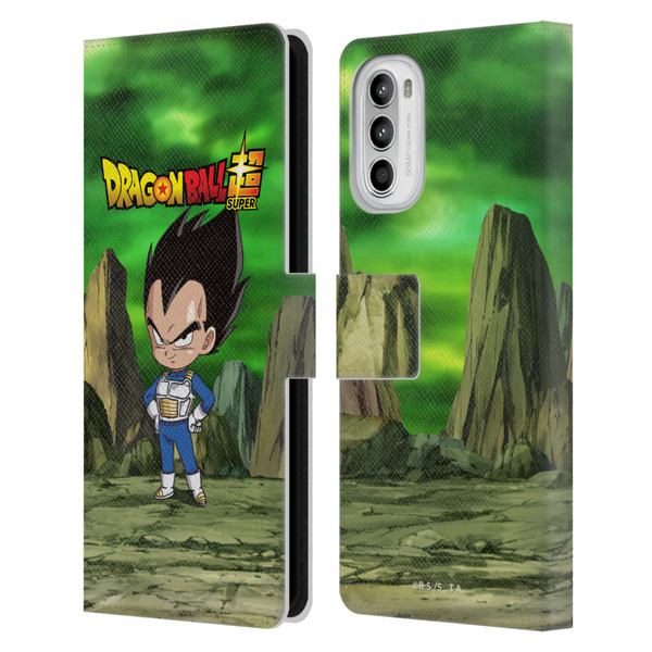 Dragon Ball Super Characters Vegeta Leather Book Wallet Case Cover For Motorola Moto G52