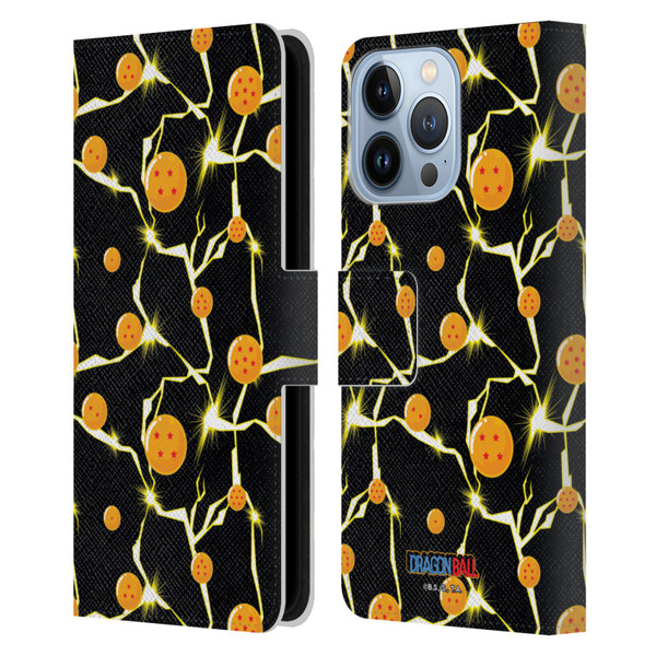 Dragon Ball Iconic Pattern Leather Book Wallet Case Cover For Apple iPhone 13 Pro