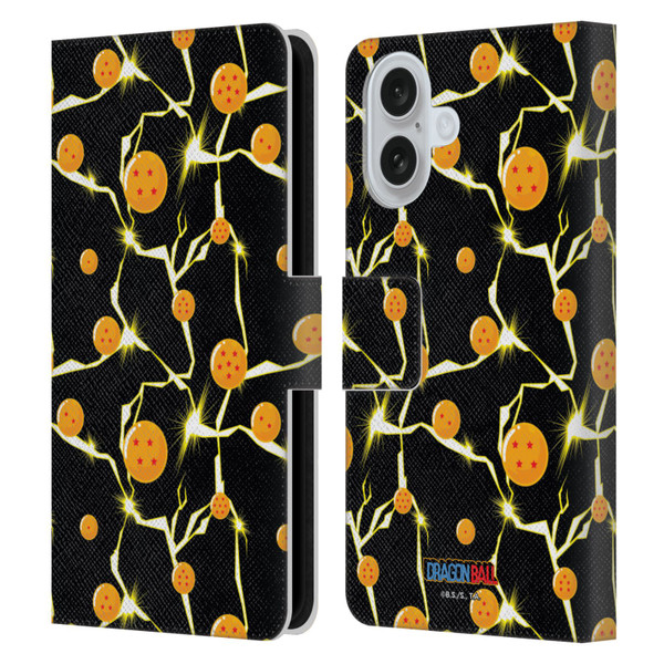 Dragon Ball Iconic Pattern Leather Book Wallet Case Cover For Apple iPhone 16