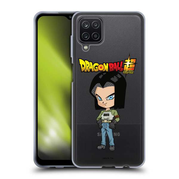 Dragon Ball Super Characters Android 17 Soft Gel Case for Samsung Galaxy A12 (2020)