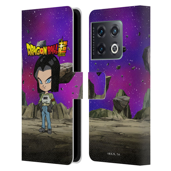 Dragon Ball Super Characters Android 17 Leather Book Wallet Case Cover For OnePlus 10 Pro