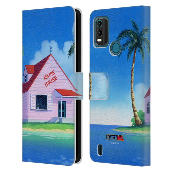 Dragon Ball Iconic Kame House Leather Book Wallet Case Cover For Nokia G11 Plus