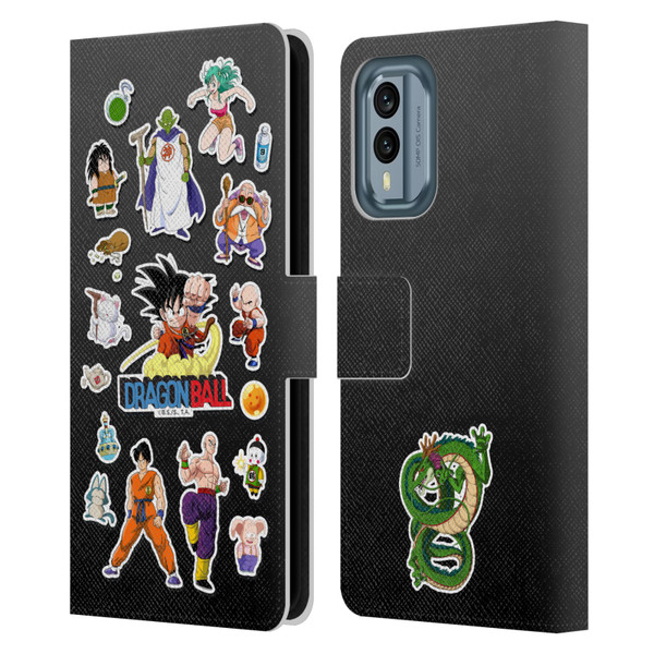 Dragon Ball Iconic Characters Collage Leather Book Wallet Case Cover For Nokia X30
