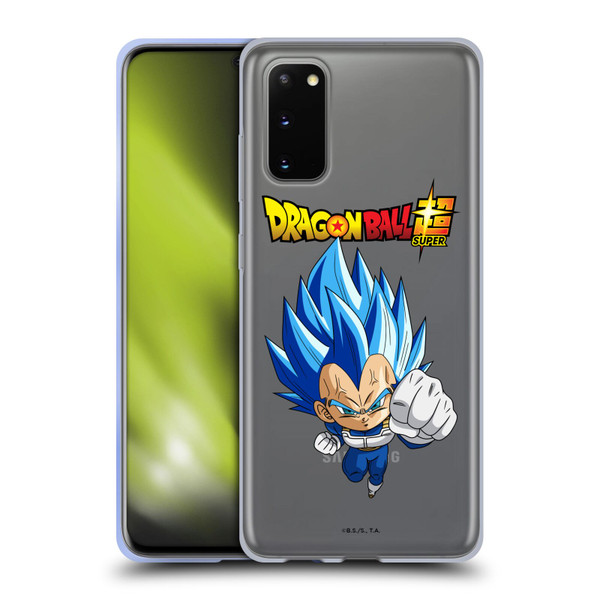 Dragon Ball Super Characters SSGSS Evolved Vegeta Soft Gel Case for Samsung Galaxy S20 / S20 5G
