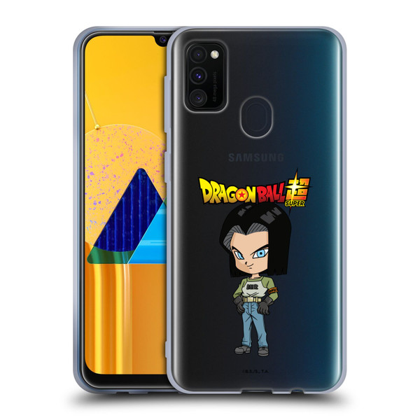 Dragon Ball Super Characters Android 17 Soft Gel Case for Samsung Galaxy M30s (2019)/M21 (2020)