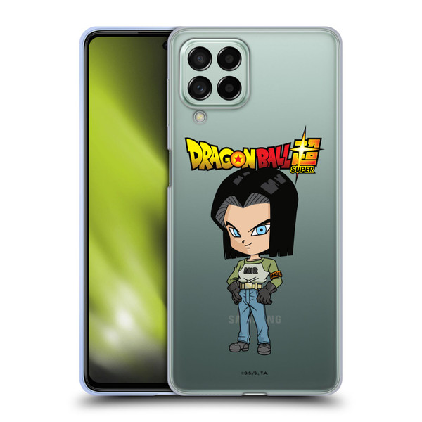 Dragon Ball Super Characters Android 17 Soft Gel Case for Samsung Galaxy M53 (2022)