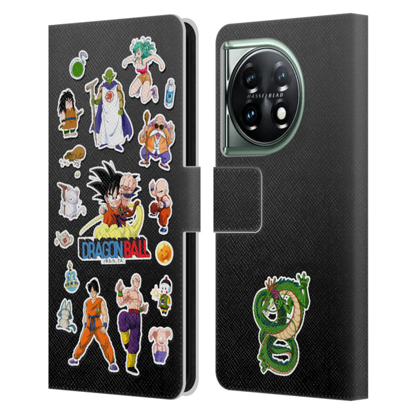 Dragon Ball Iconic Characters Collage Leather Book Wallet Case Cover For OnePlus 11 5G