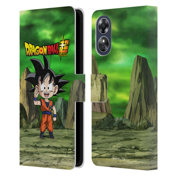 Dragon Ball Super Characters Goku Leather Book Wallet Case Cover For OPPO A17