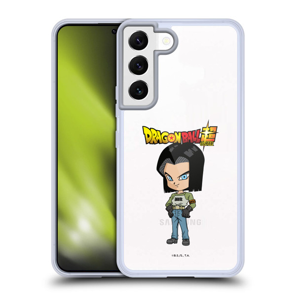 Dragon Ball Super Characters Android 17 Soft Gel Case for Samsung Galaxy S22 5G