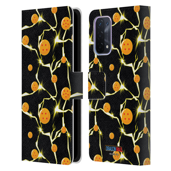 Dragon Ball Iconic Pattern Leather Book Wallet Case Cover For OPPO A54 5G