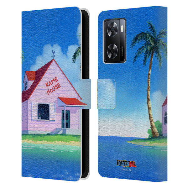 Dragon Ball Iconic Kame House Leather Book Wallet Case Cover For OPPO A57s