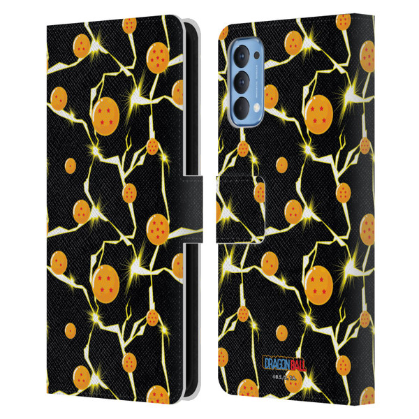Dragon Ball Iconic Pattern Leather Book Wallet Case Cover For OPPO Reno 4 5G