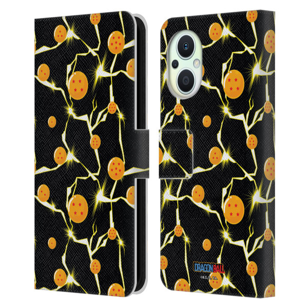 Dragon Ball Iconic Pattern Leather Book Wallet Case Cover For OPPO Reno8 Lite