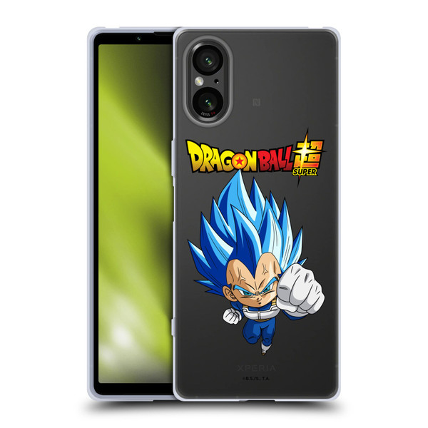 Dragon Ball Super Characters SSGSS Evolved Vegeta Soft Gel Case for Sony Xperia 5 V 5G